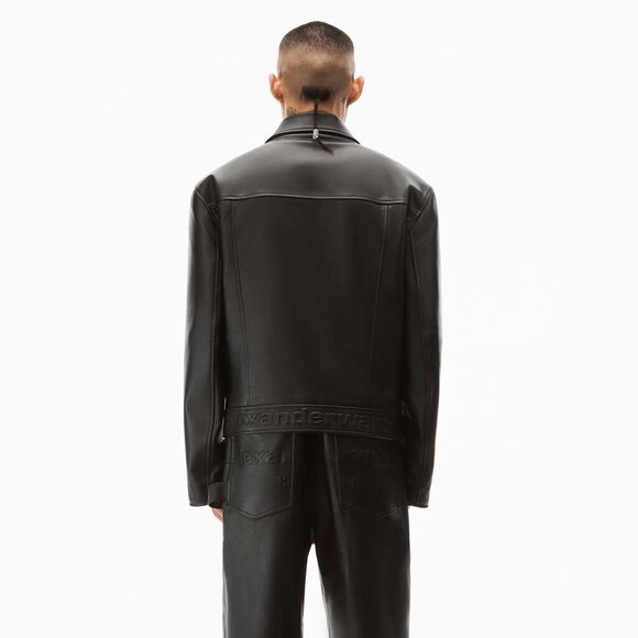 BNWT - Alexander Wang Blouson Leather Jacket - Picture 4 of 5